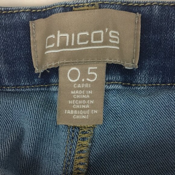 Chico's Capris Jeans Size 0.5 - Picture 8 of 13